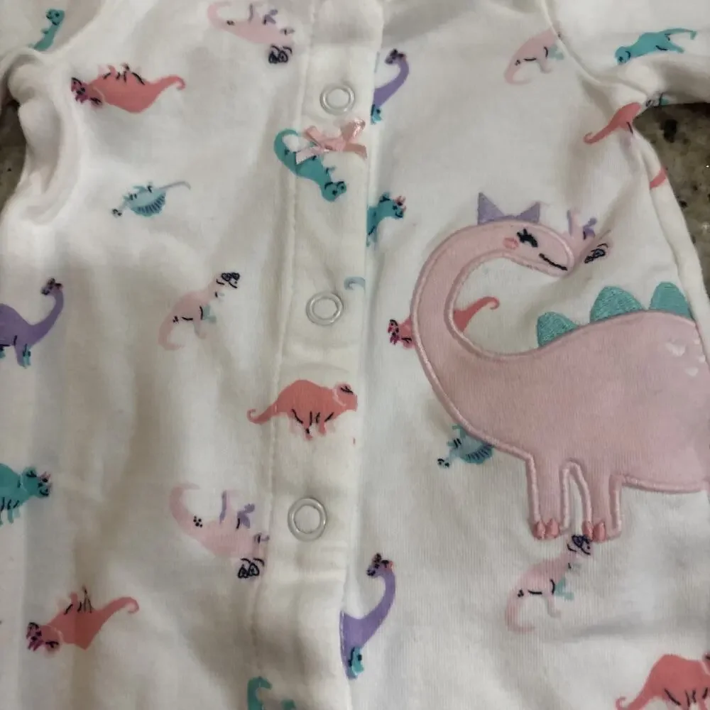 Carter's Girls Lovely Floral Bodysuit Newborn And 3 Pack Of Socks
